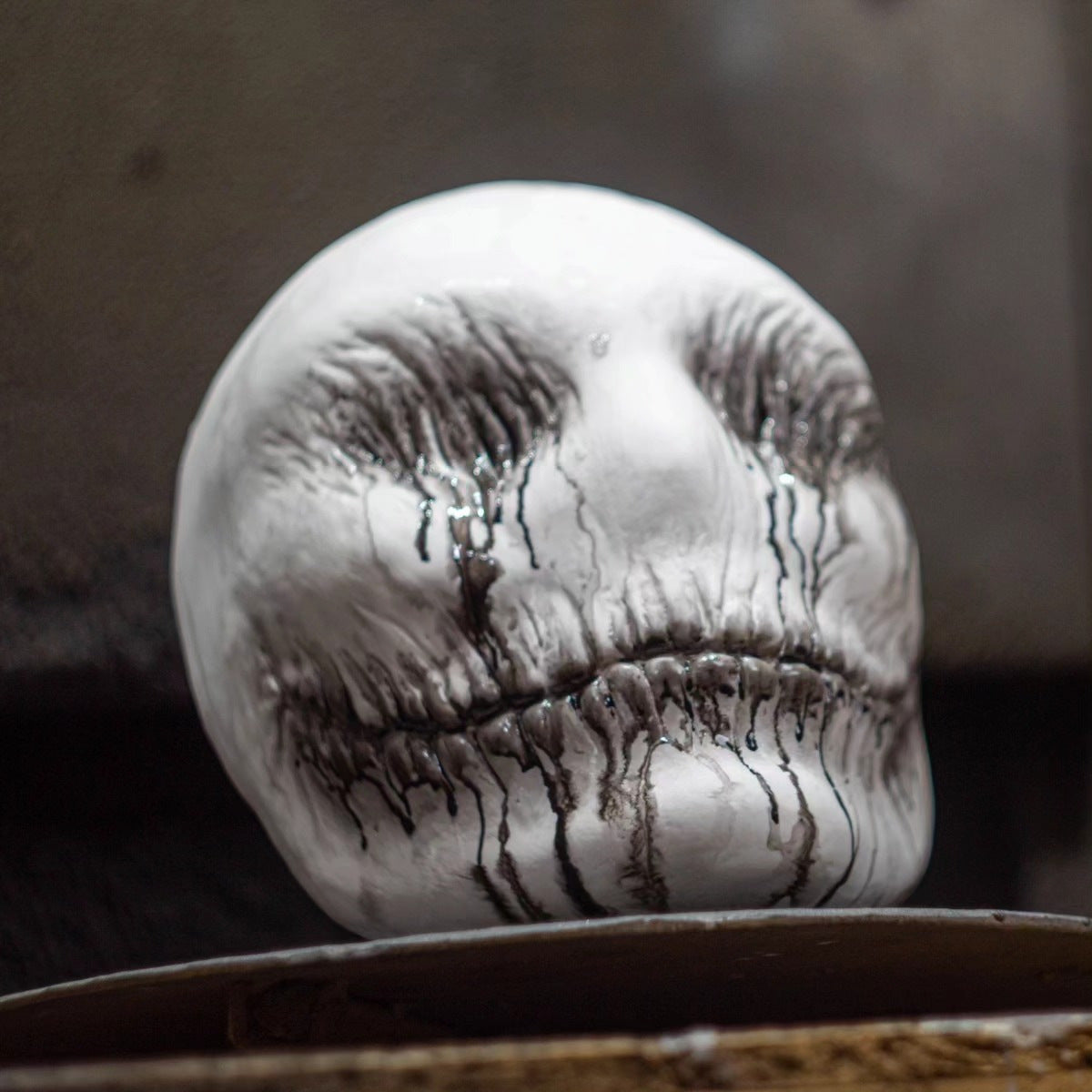 Máscara de Fantasma de Látex – Halloween · fotografía de detalle 1