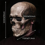 Máscara de Calavera con Boca Móvil – Halloween, Colores y Packs — vista del producto 4