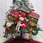 Calcetín Navideño Grande 3D – 3 Diseños — vista del producto 1