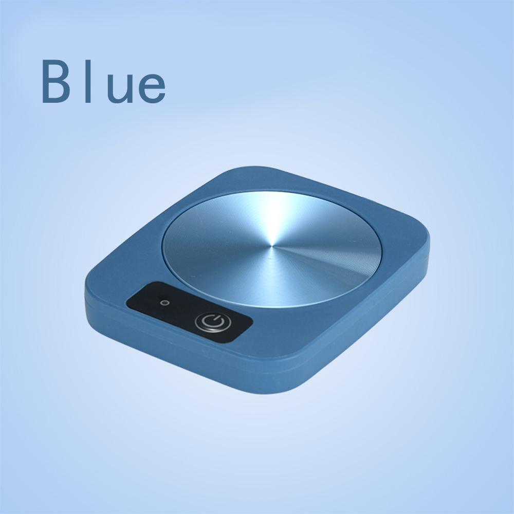 Calentador de Taza Eléctrico – Enchufe EU o USB, 3 Colores · Azul