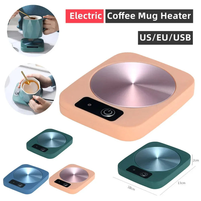 Calentador de Taza Eléctrico – Enchufe EU o USB, 3 Colores — vista del producto 1