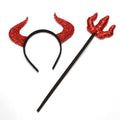 Conjunto de Diadema con Cuernos y Tridente – Halloween · Diadema y tridente
