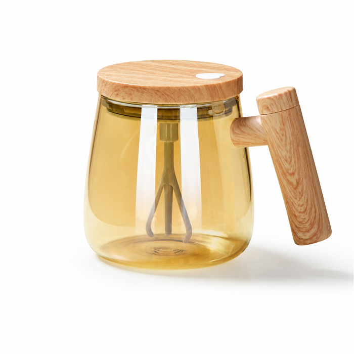 Taza Autoagitadora Eléctrica – 400 ml · Champán · Solo taza