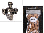 Calavera Decorativa con Luz – Dorada, Plateada o Set · Set
