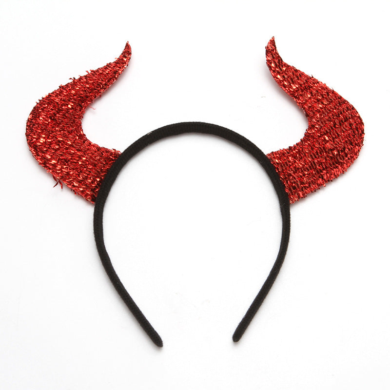 Diadema de Halloween con Cuernos · fotografía de detalle 1