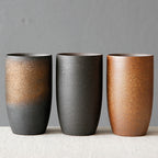 Taza de Gres de Estilo Artesanal – 201–300 ml · Set de 3