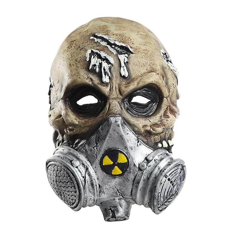Máscaras de Terror para Halloween – 19 Diseños · Calavera con máscara antigás