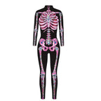 Mono de Esqueleto para Halloween – 6 Diseños · Esqueleto rosa
