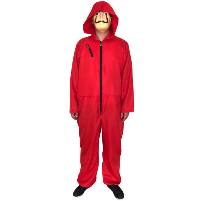 Disfraz de Mono Rojo para Halloween – Mono, Máscara o Conjunto