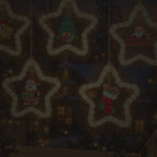 Vídeo silencioso de producto — Luz Colgante LED Navidad, cinco diseños