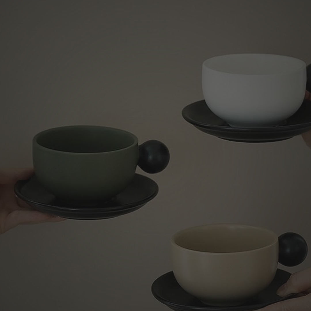 Vídeo silencioso de producto — Set de Café Cerámico Europeo 230 ml, tres colores