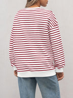 Sudadera Oversize de Rayas Multicolor — vista del producto 2