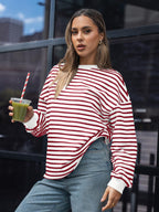 Sudadera Oversize de Rayas Multicolor — vista del producto 1