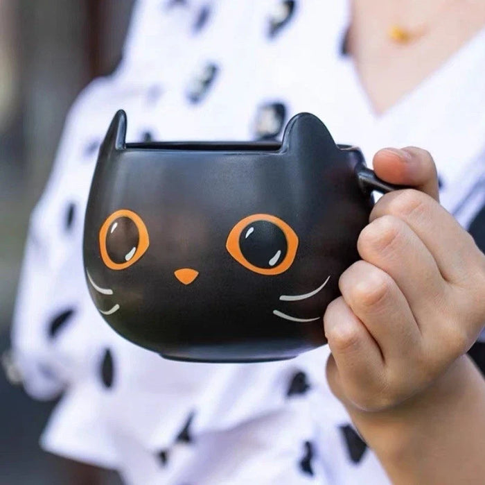 Taza Gato Negro – Halloween, 355 ml — vista del producto 1