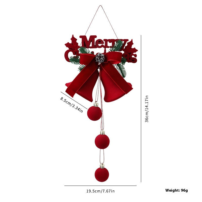 Adornos Navideños Colgantes – 7 Diseños · Merry Christmas · doble campana