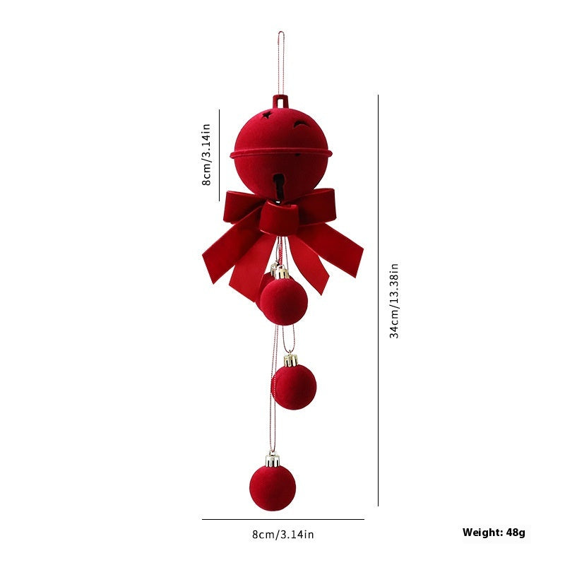 Adornos Navideños Colgantes – 7 Diseños · Campana con lazo