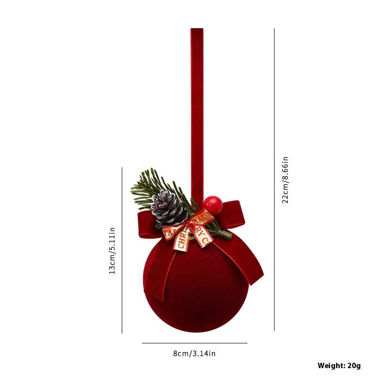 Adornos Navideños Colgantes – 7 Diseños · Bola con piña