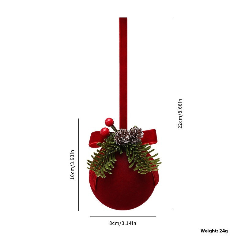 Adornos Navideños Colgantes – 7 Diseños · Bola con bayas