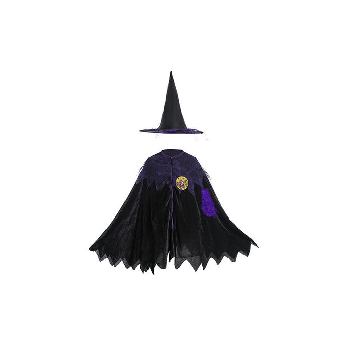 Disfraces y Complementos Infantiles de Halloween – 8 Opciones, 90–160 cm · 100 cm · Capa negra
