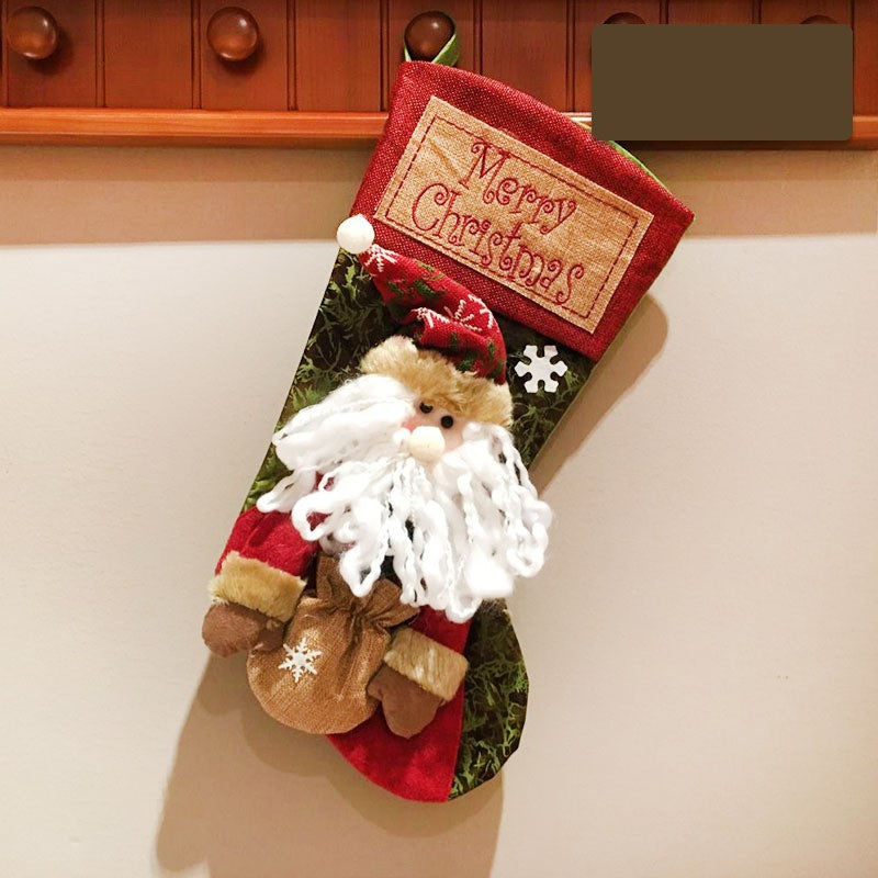 Calcetín Navideño – Muñeco, Papá Noel o Reno — vista del producto 4