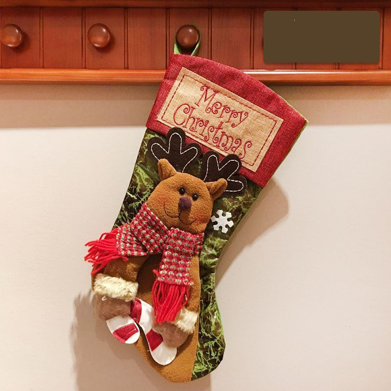 Calcetín Navideño – Muñeco, Papá Noel o Reno — vista del producto 5