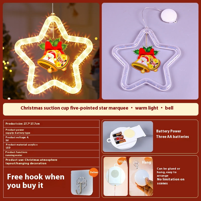 Luz Colgante LED de Navidad – 5 Diseños · Campanas