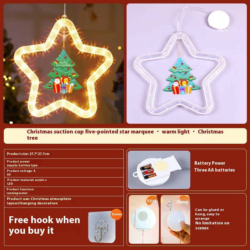 Luz Colgante LED de Navidad – 5 Diseños · Árbol de Navidad