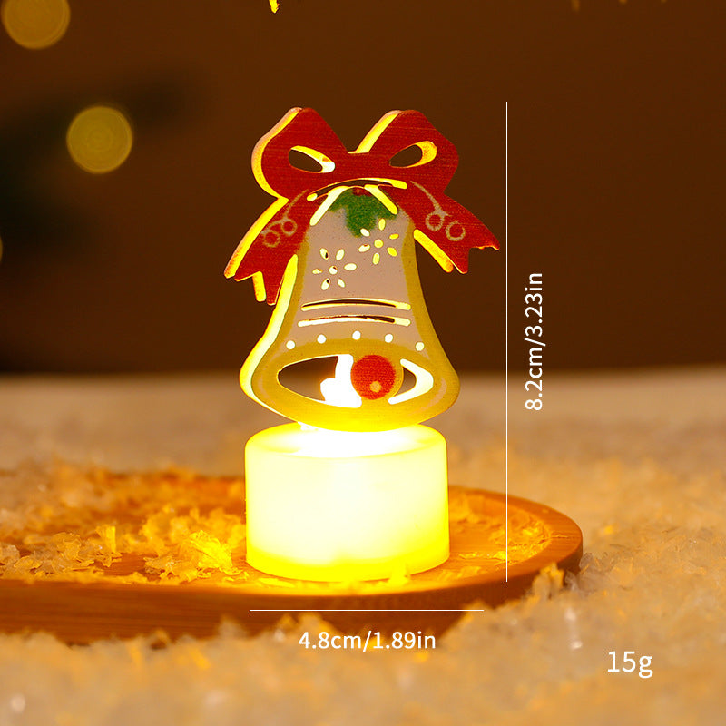 Vela LED Navideña Decorativa – Motivos y Packs · Campana · 1 unidad