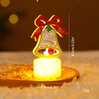 Vela LED Navideña Decorativa – Motivos y Packs · Campana · 1 unidad