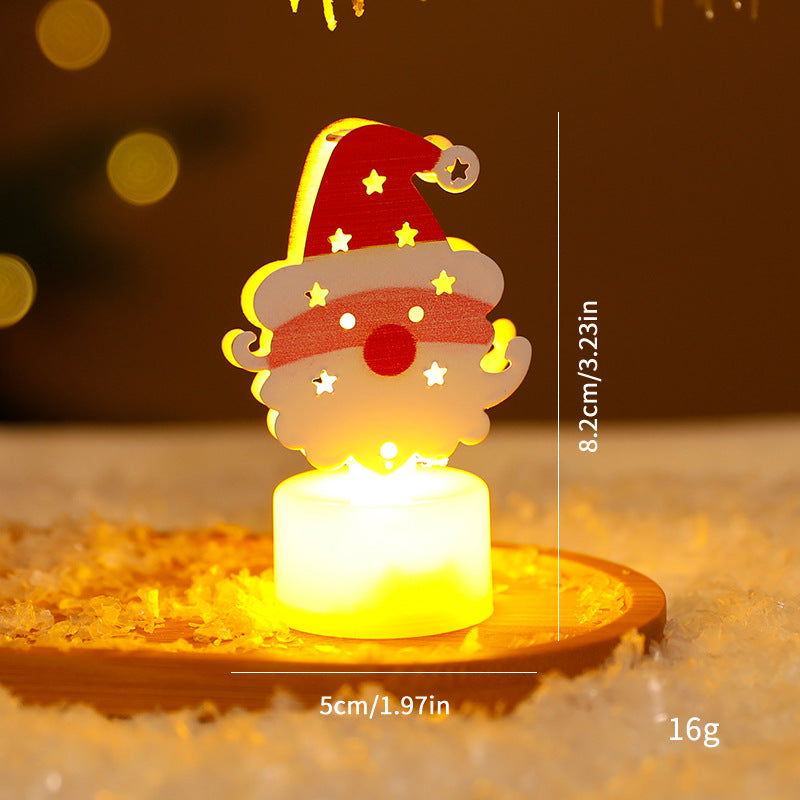 Vela LED Navideña Decorativa – Motivos y Packs · Papá Noel · 1 unidad