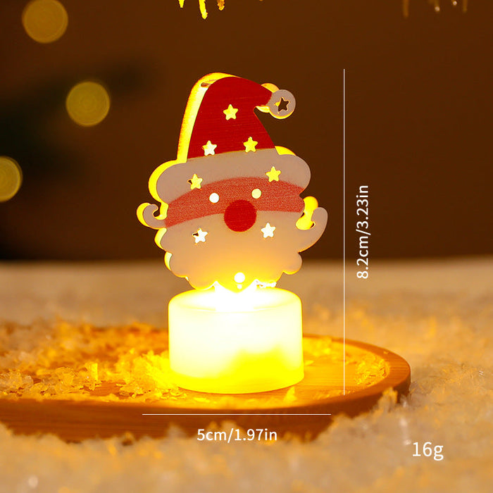 Vela LED Navideña Decorativa – Motivos y Packs · Papá Noel · 1 unidad