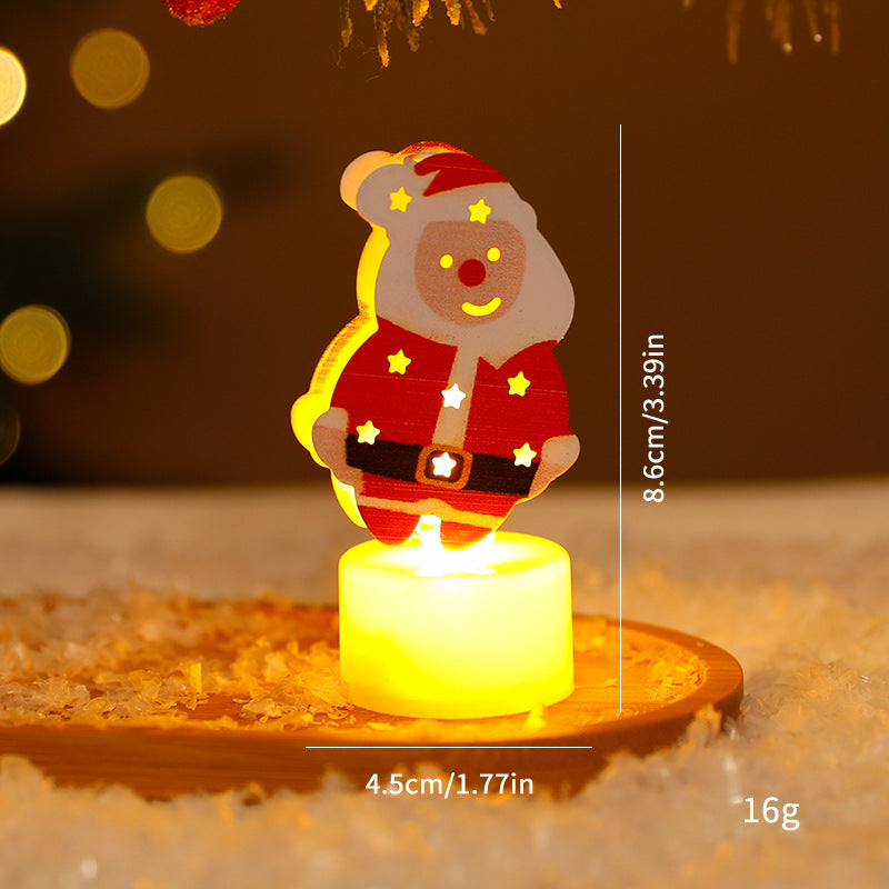Vela LED Navideña Decorativa – Motivos y Packs · Papá Noel de pie · 1 unidad