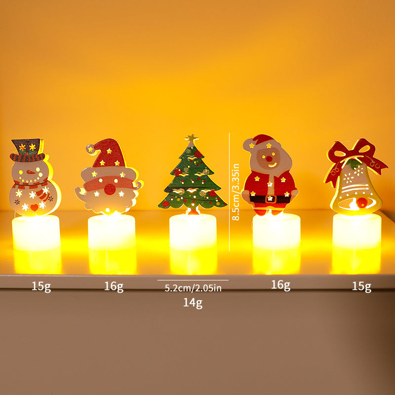 Vela LED Navideña Decorativa – Motivos y Packs · Surtido · 5 unidades