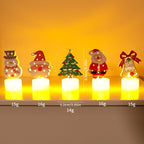 Vela LED Navideña Decorativa – Motivos y Packs · Surtido · 5 unidades