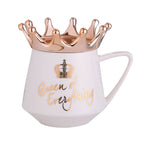 Taza con Corona “Queen of Everything” – 11 oz · Blanco