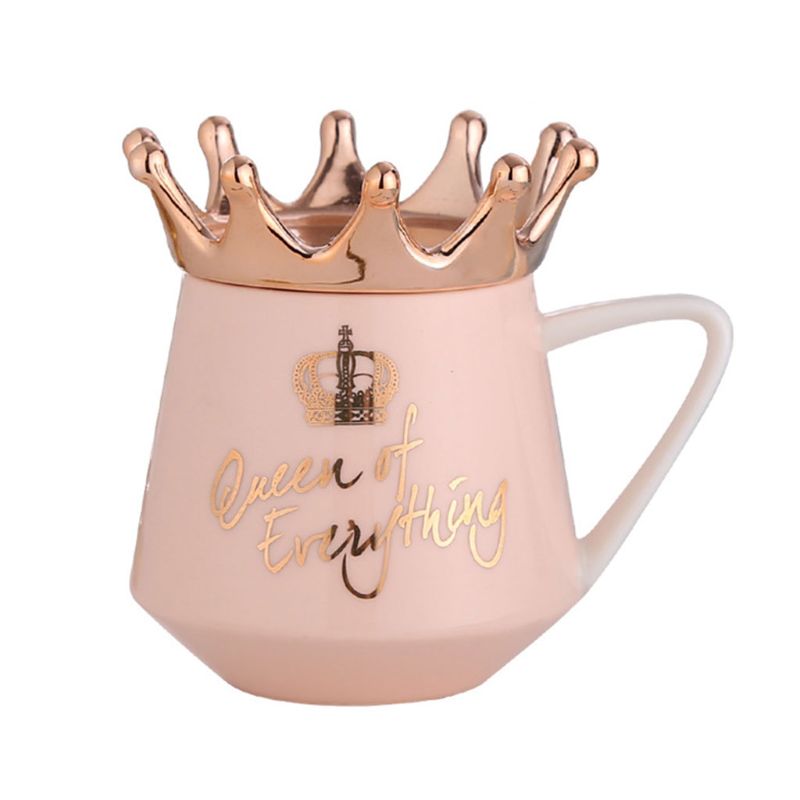 Taza con Corona “Queen of Everything” – 11 oz · Rosa
