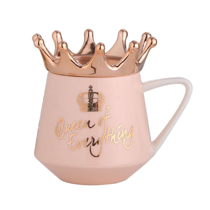 Taza con Corona “Queen of Everything” – 11 oz · Rosa