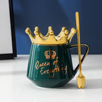 Taza con Corona “Queen of Everything” – 11 oz · Verde