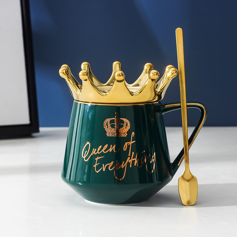 Taza con Corona “Queen of Everything” – 11 oz · Verde